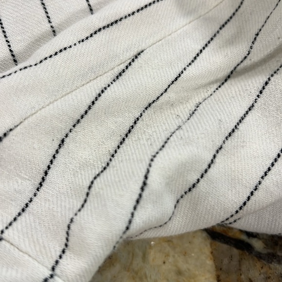 Rag and Bone Dylan Pant in White Stripe Size 00 - Picture 13 of 14